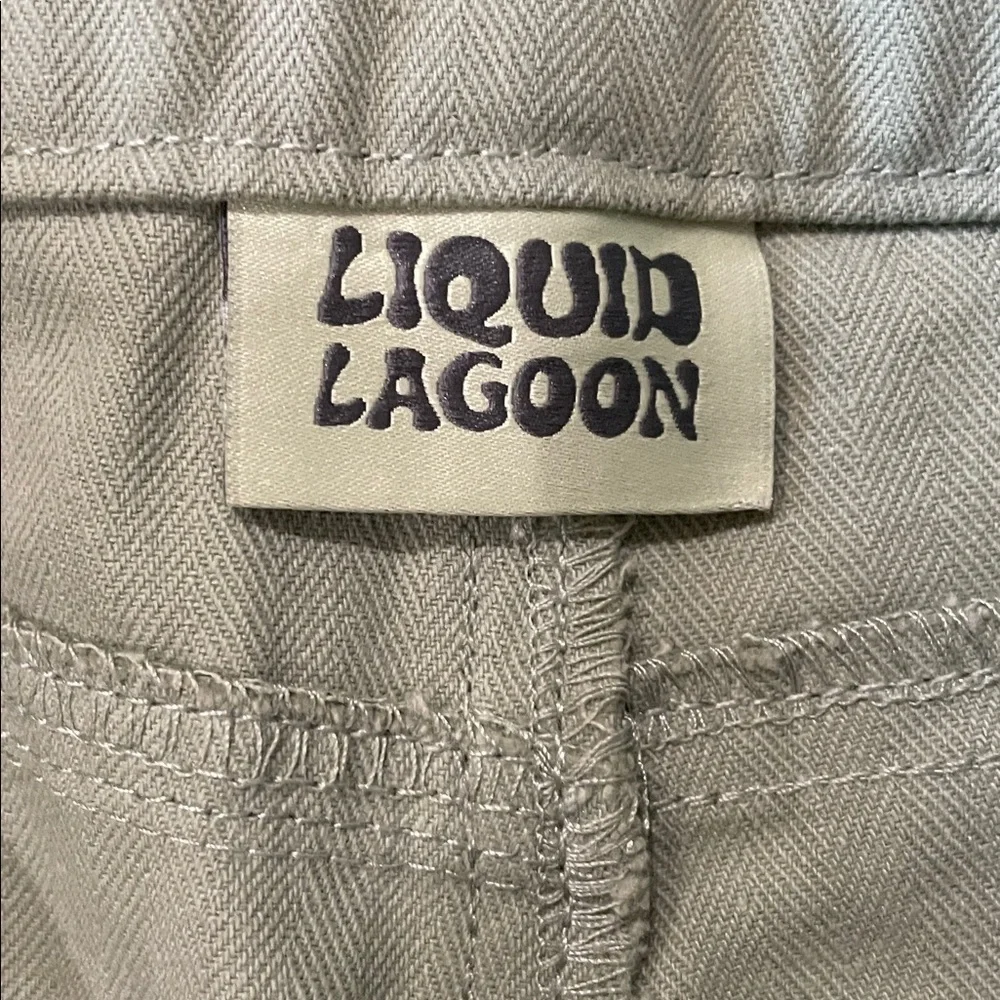 Liquid Lagoon 1ST Anniversary Work Pants Size 30X30 NWOT Green/Gray
